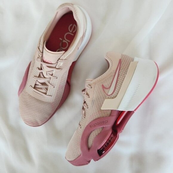 10 WOMEN'S NIKE AIR ZOOM SUPERREP 3 PINK OXFORD DA9492-600 RUNNING SNEAKERS - Picture 5 of 11